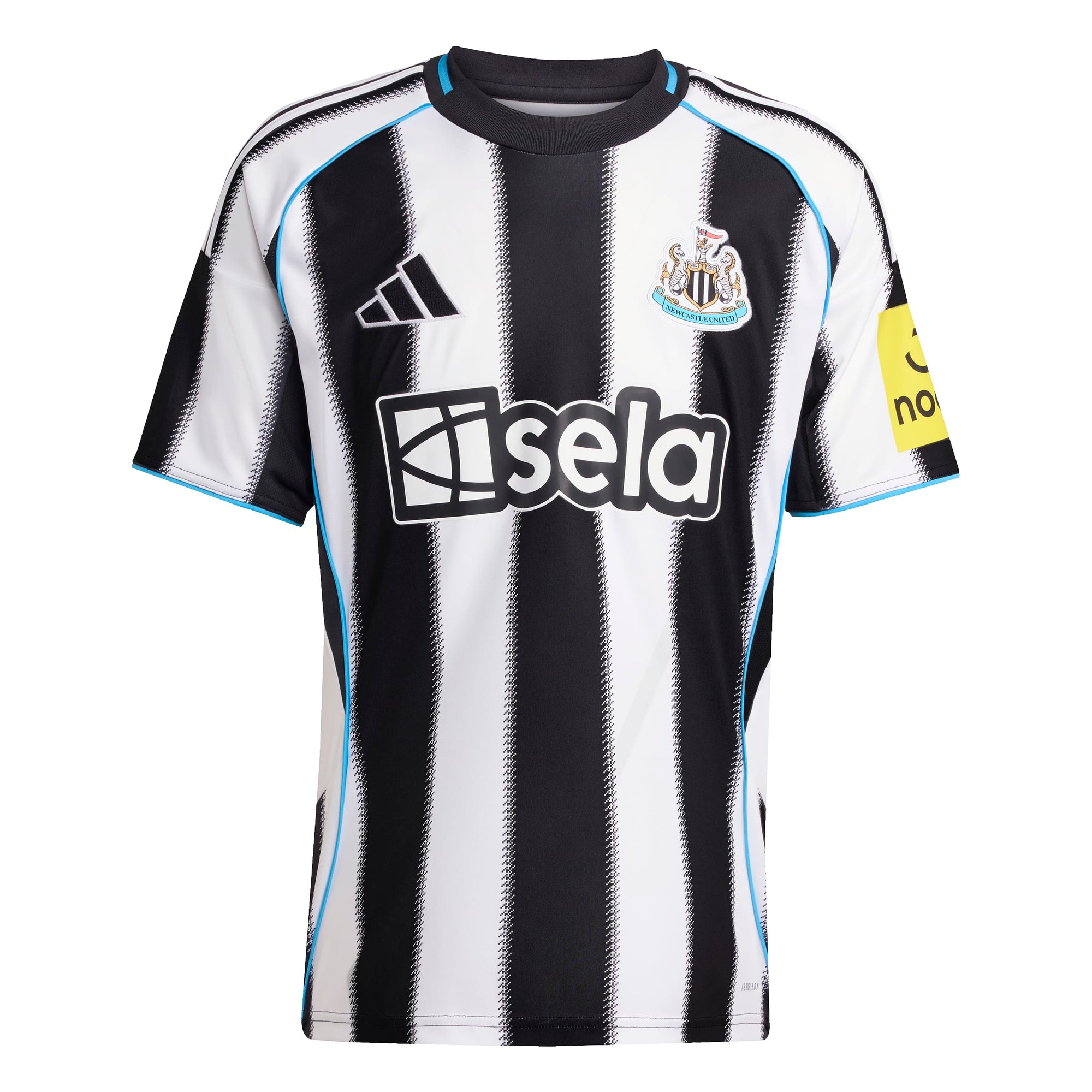 Adidas Newcastle United FC 25/26 Home Jersey - AEROREADY Fan Football Shirt