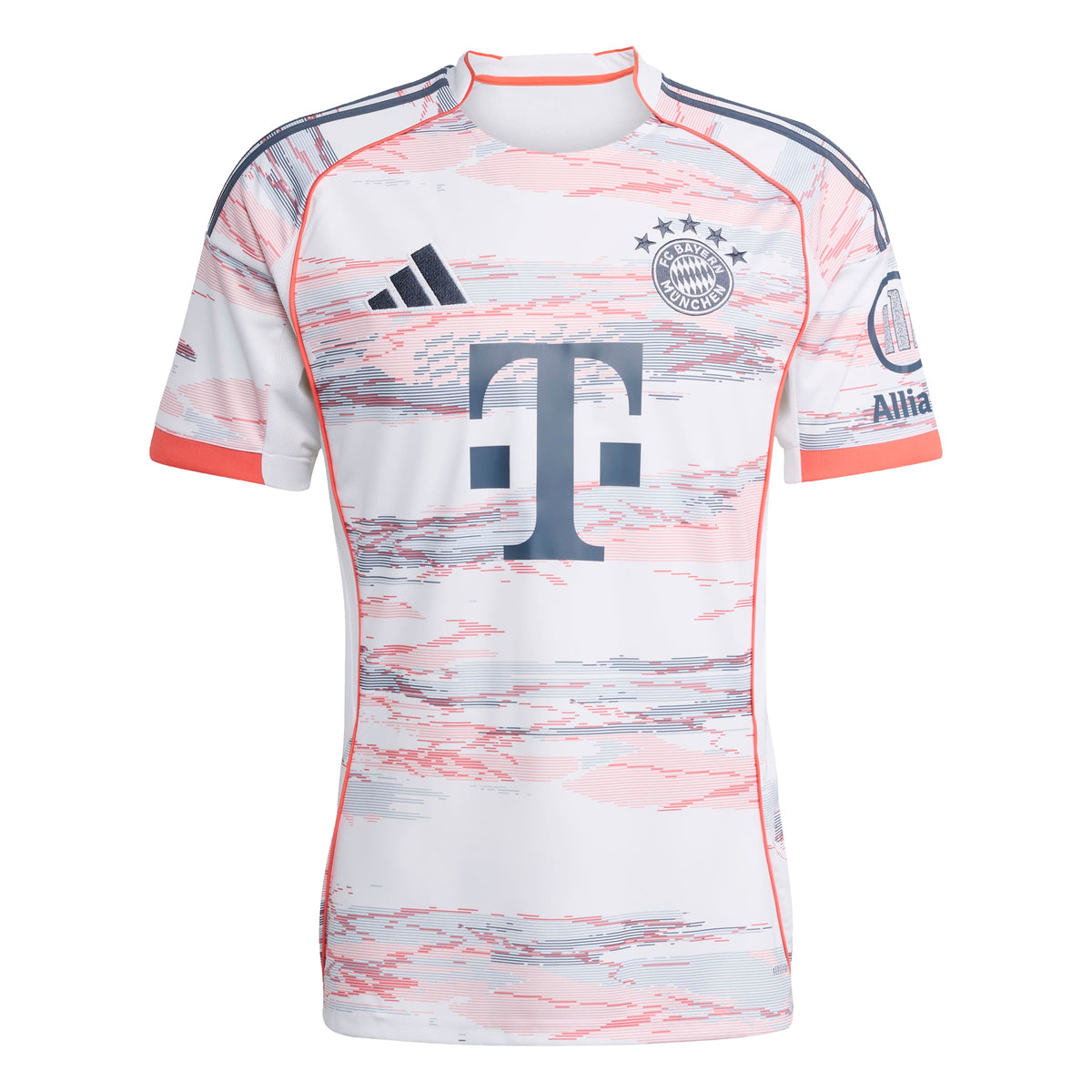 Official FC Bayern Munich 25/26 Away Jersey - White AEROREADY Fan Kit