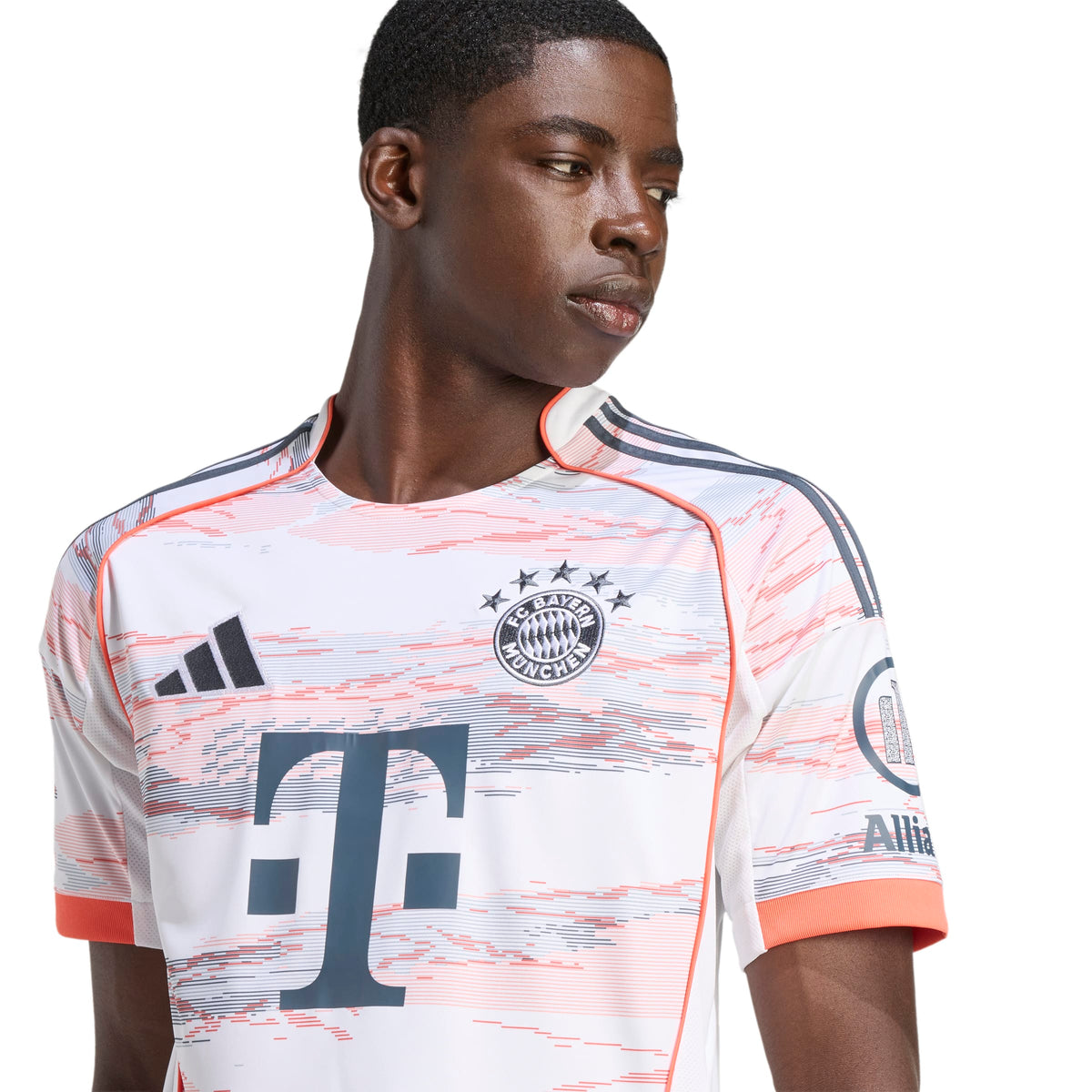 Official FC Bayern Munich 25/26 Away Jersey - White AEROREADY Fan Kit
