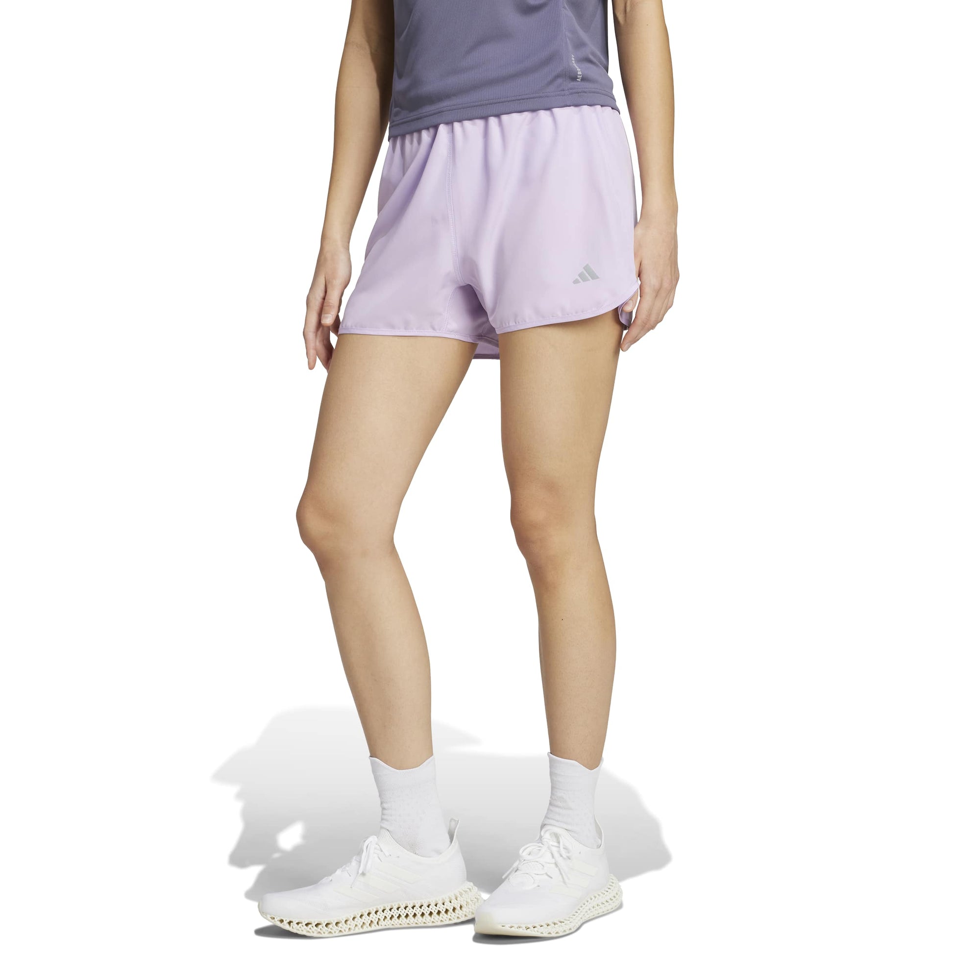 Adidas Run It Women's Slim-Fit AEROREADY Running Shorts with Key Pocket