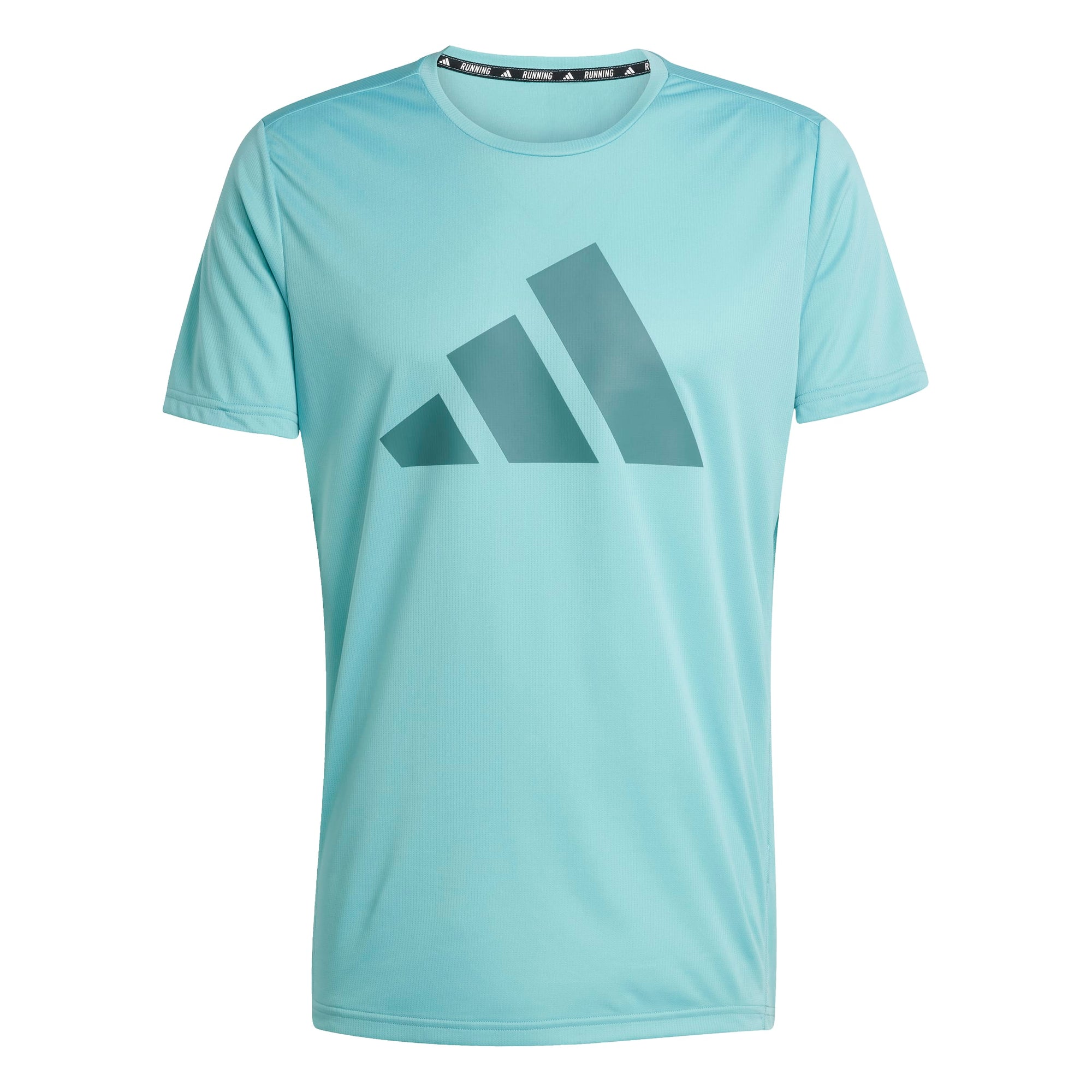 Men's Adidas Run It Breathable Recycled Polyester Running Tee Mint Performance
