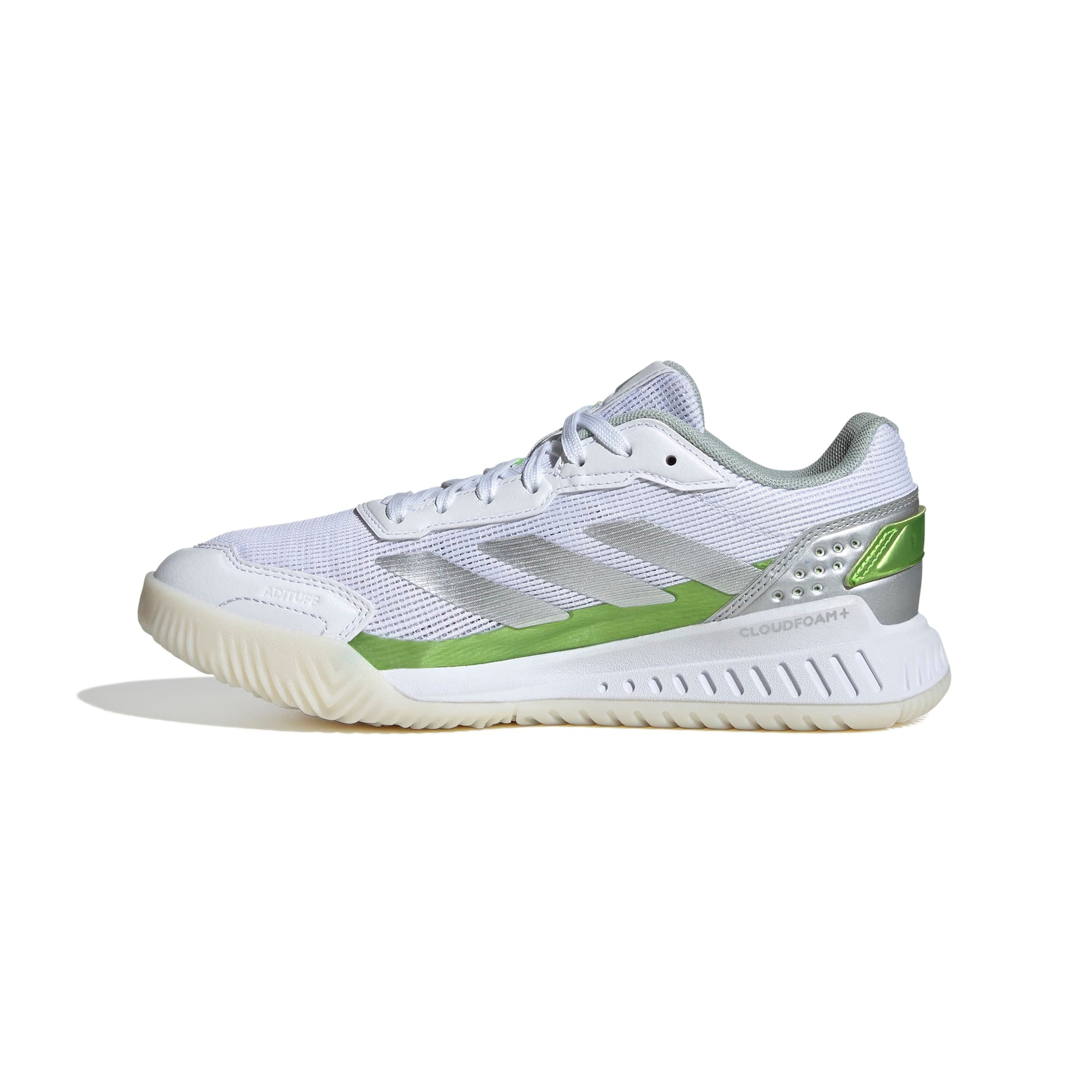 Adidas Courtquick Cloud White Padel Shoes Lightweight Quick-Play Recycled Materials