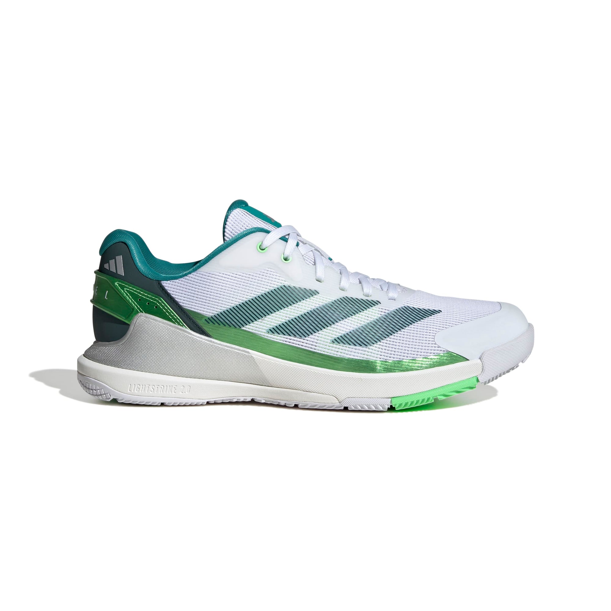 Adidas Crazyquick LS Padel Shoes: Cloud White, Lightweight Agility, Ultimate Court Control