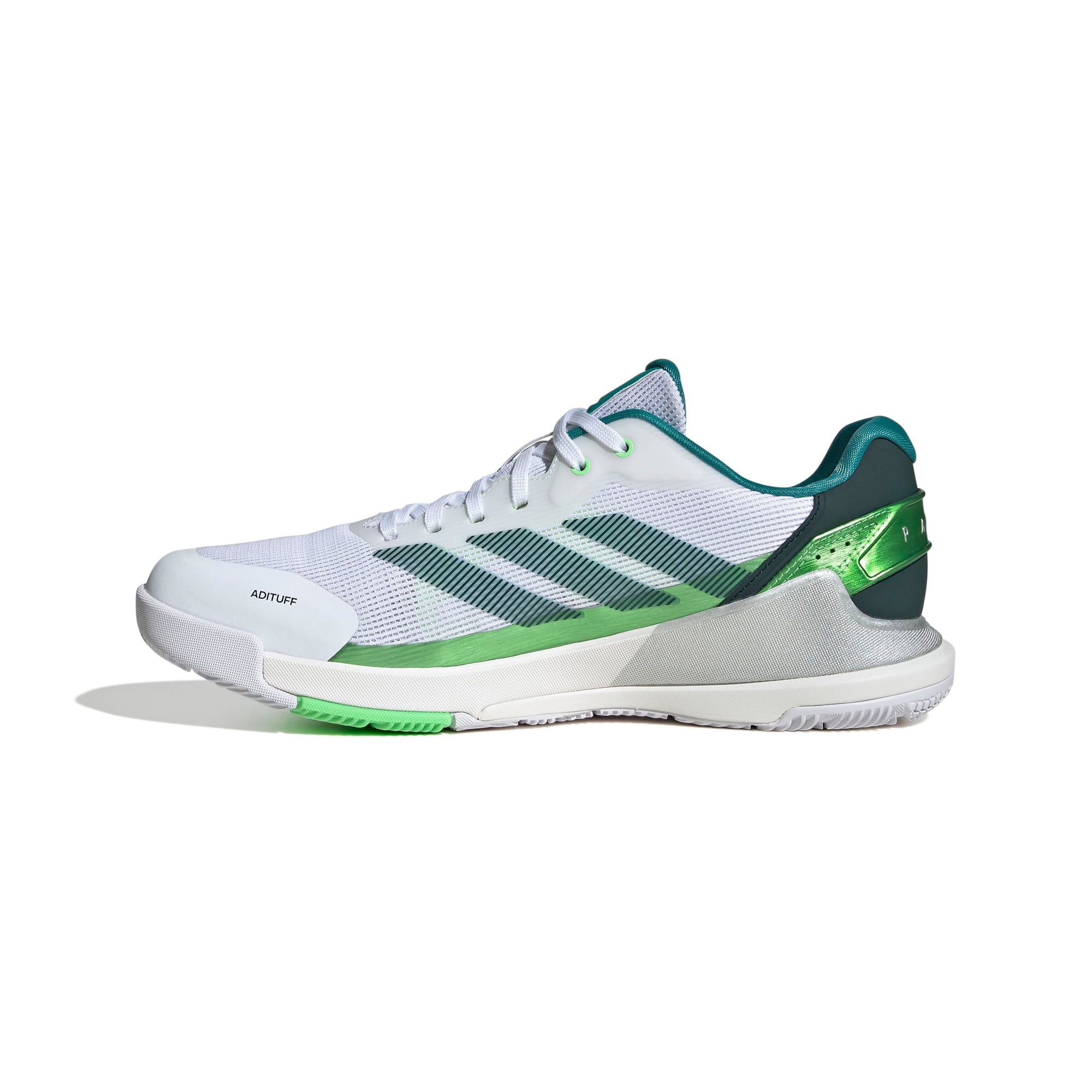 Adidas Crazyquick LS Padel Shoes: Cloud White, Lightweight Agility, Ultimate Court Control
