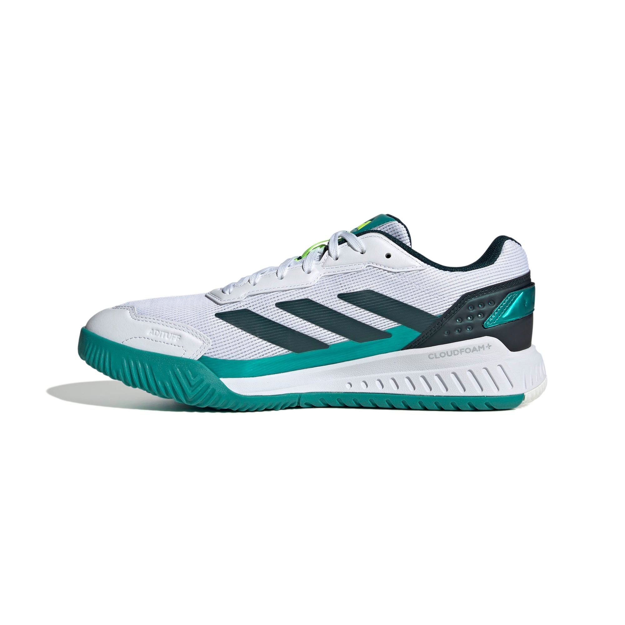Adidas Courtquick Padel Shoes: Lightweight, Agile, Recycled, Cloud White Performance Footwear