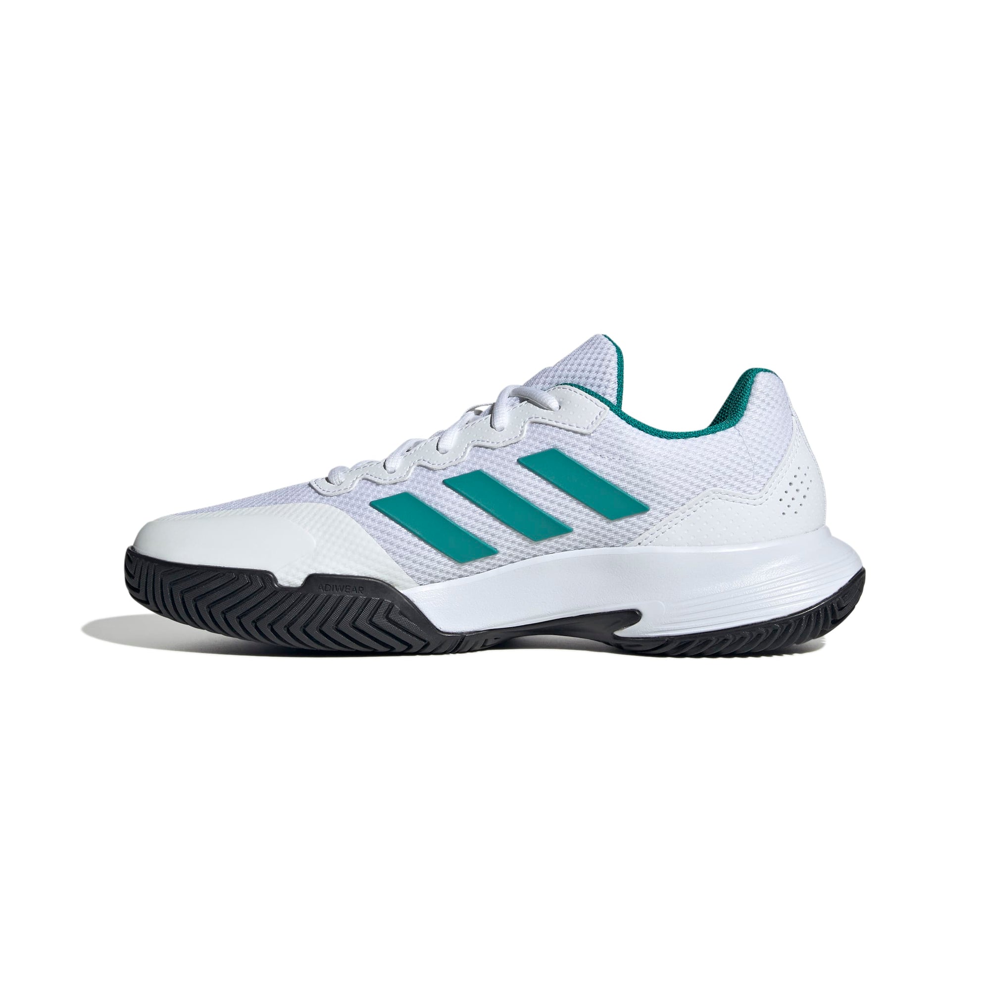 Adidas Gamecourt 2.0 Cloud White Tennis Shoes: Lightweight, Recycled, Hard Court Traction