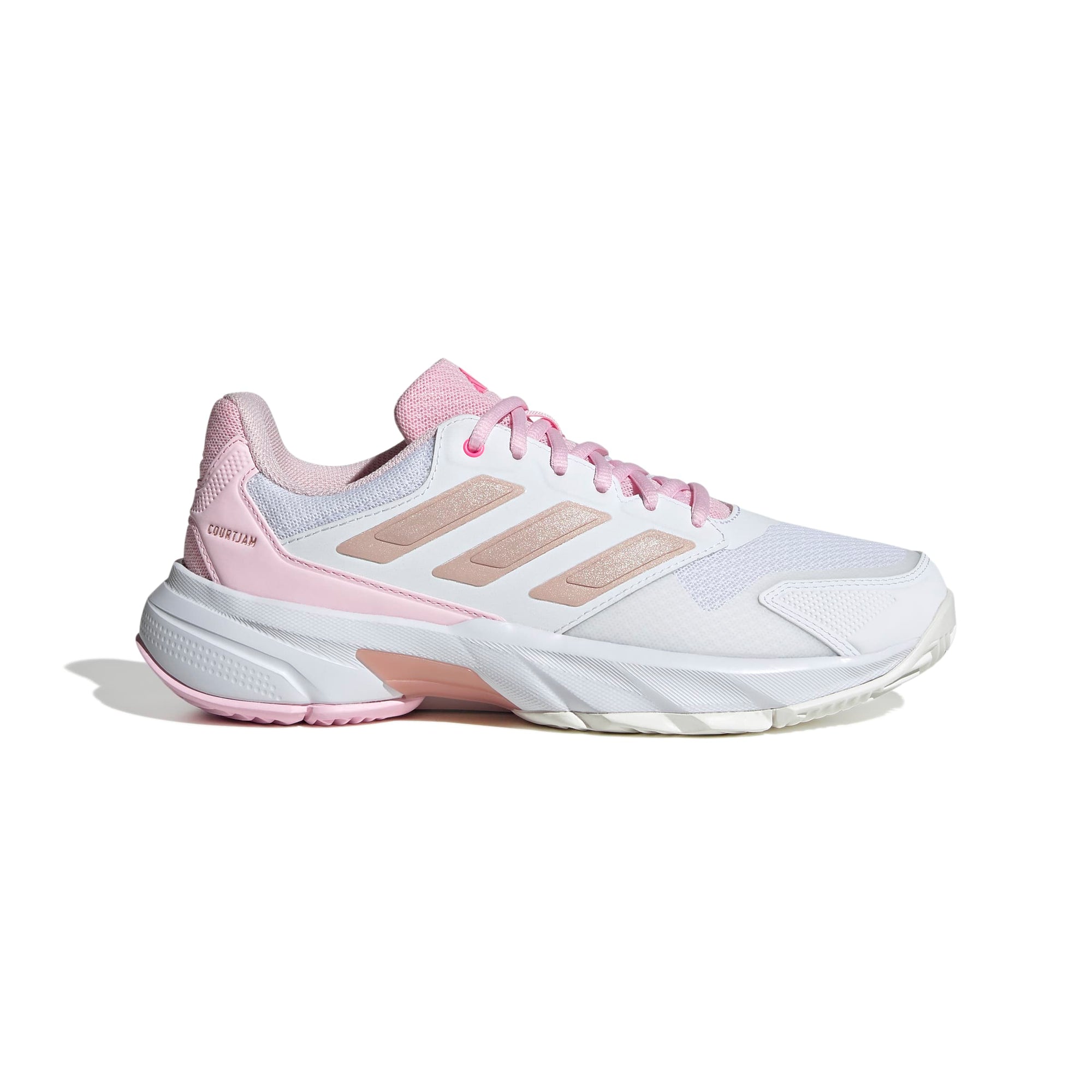 Adidas Courtjam Control 3 Cloud White Tennis Shoes: Stability, Comfort, Durability