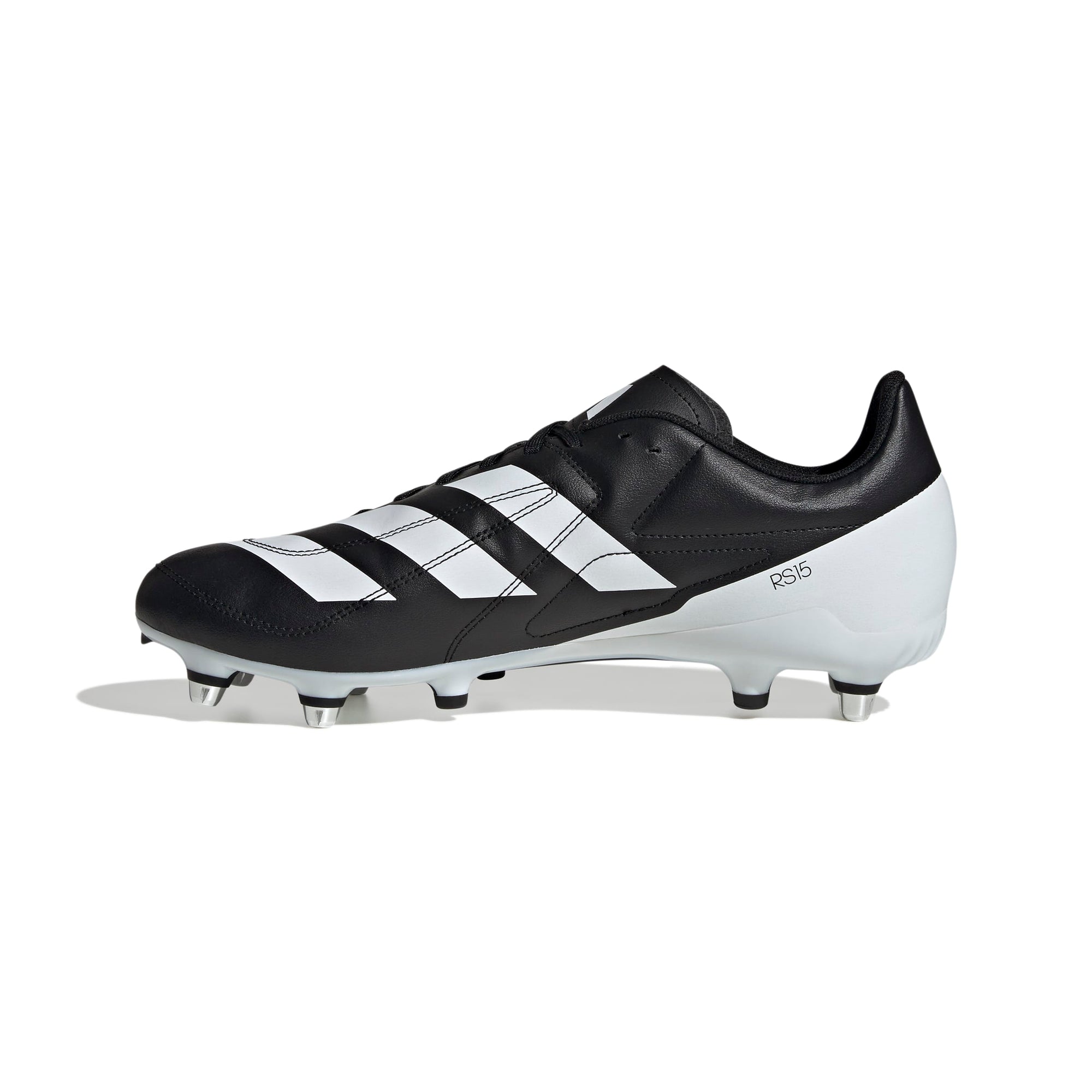 Adidas RS15 Core Black Soft Ground Rugby Boots for Agile Performance