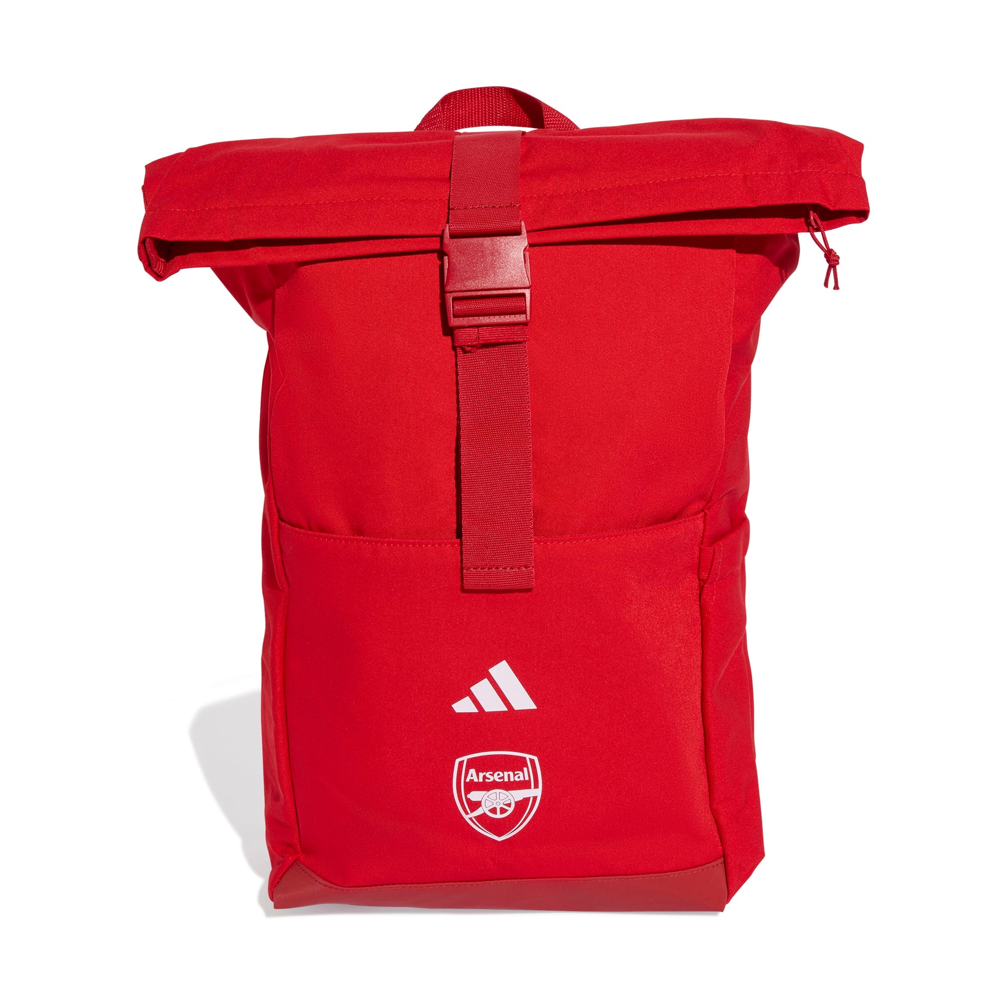 Adidas Arsenal Red Football Backpack - Durable Recycled Polyester, 26.94L Capacity