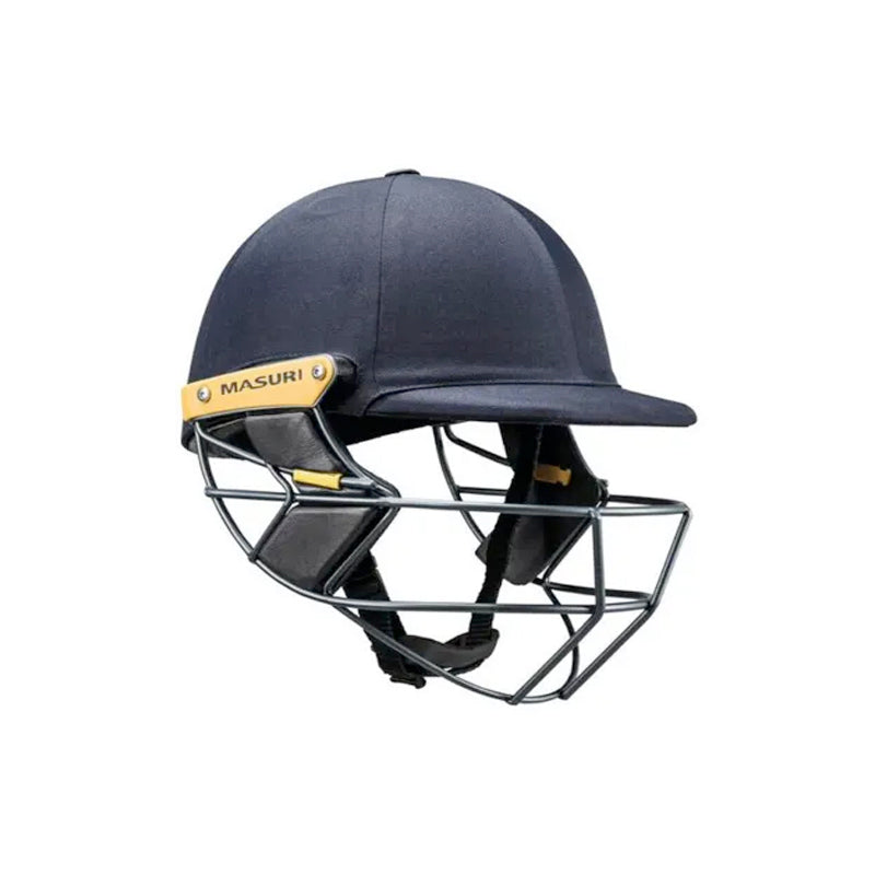 Masuri T-Line Steel Navy Cricket Helmet: Unrivaled Batting Protection & Comfort