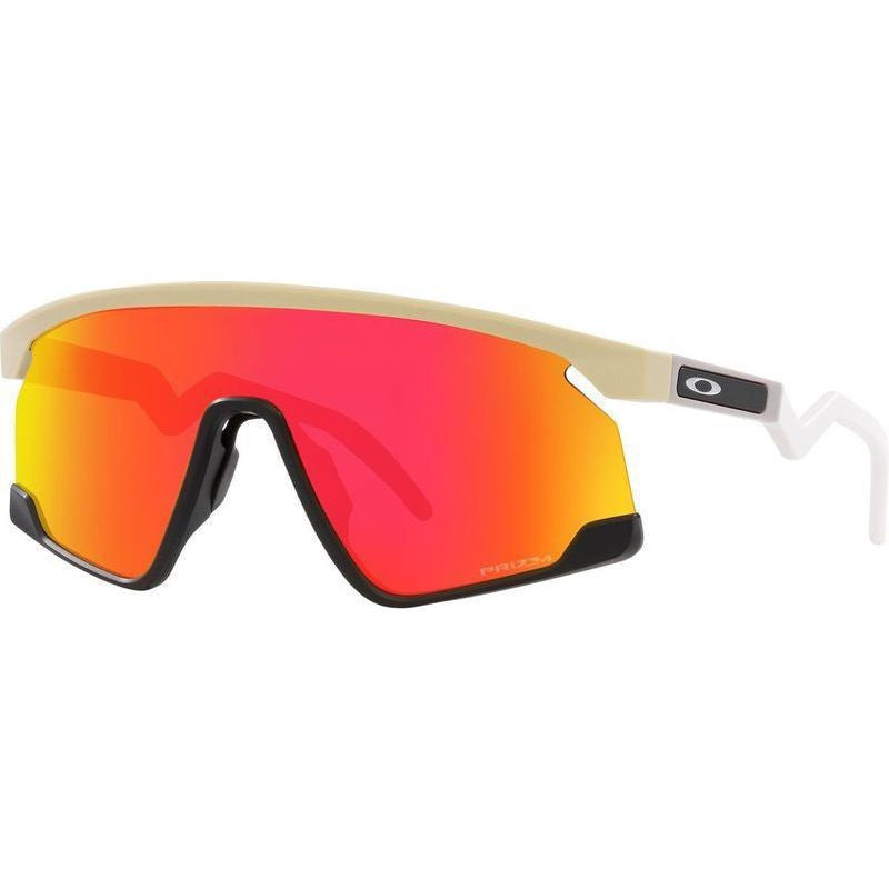 Oakley BXTR Sport Performance Sunglasses Prizm Ruby Matte Desert Tan Frame