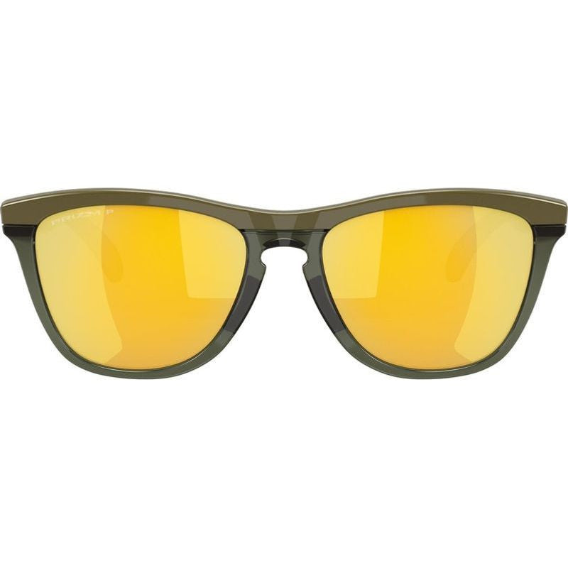 Oakley Frogskins Range Dark Brush Prizm 24K Gold Mirror Polarized Sunglasses