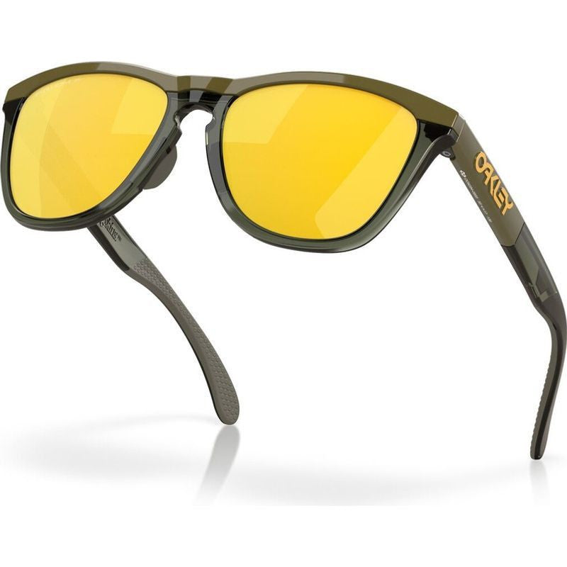 Oakley Frogskins Range Dark Brush Prizm 24K Gold Mirror Polarized Sunglasses