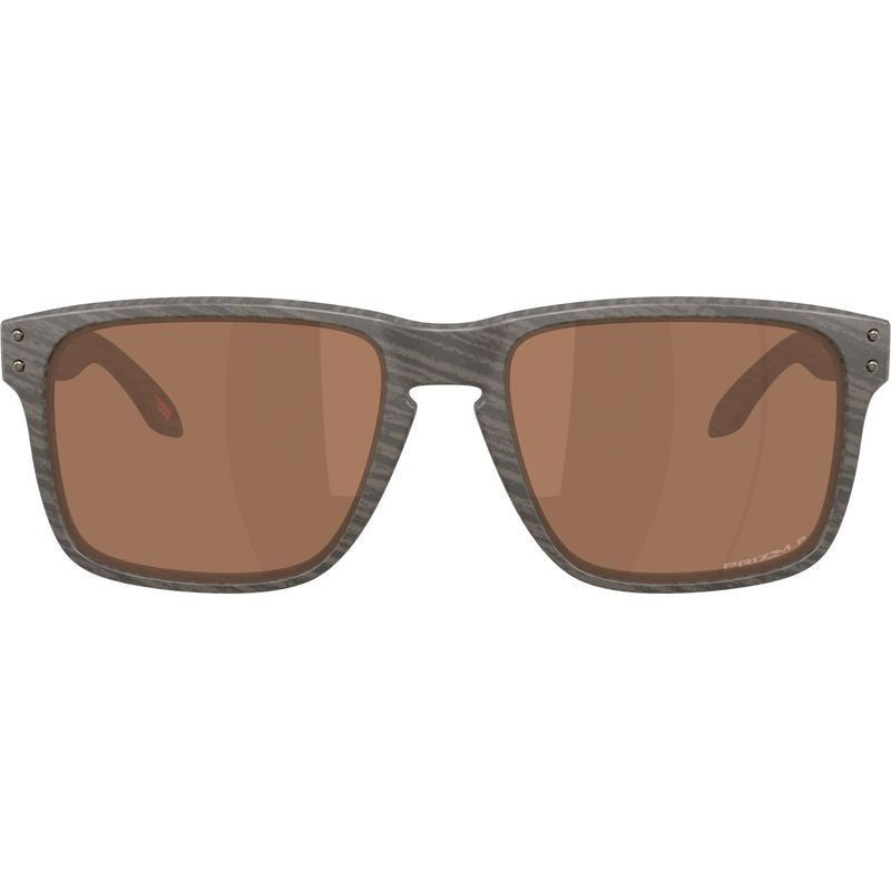 Oakley Holbrook XXL Woodgrain Prizm Tungsten Polarized Sunglasses for Men
