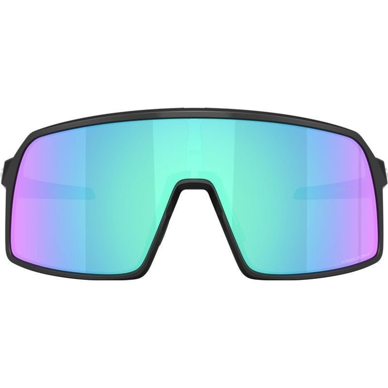 Oakley Sutro S Matte Black Blue Aurora Prizm Sapphire Sport Sunglasses