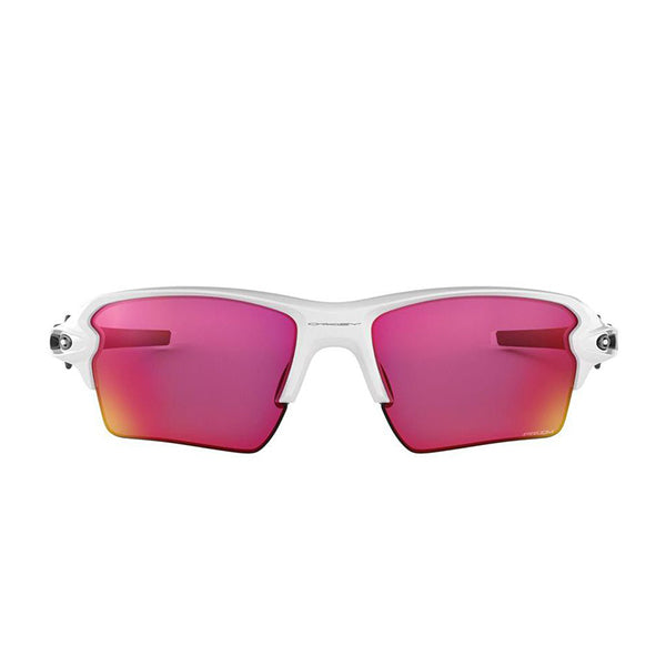 Oakley Flak 2.0 XL Polished White Prizm Field Performance Sunglasses for Athletes