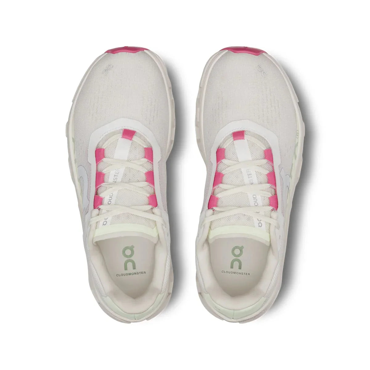 On Cloudmonster White Lima Women&#39;s Running Shoes: Maximum Cushioning, Energy Return