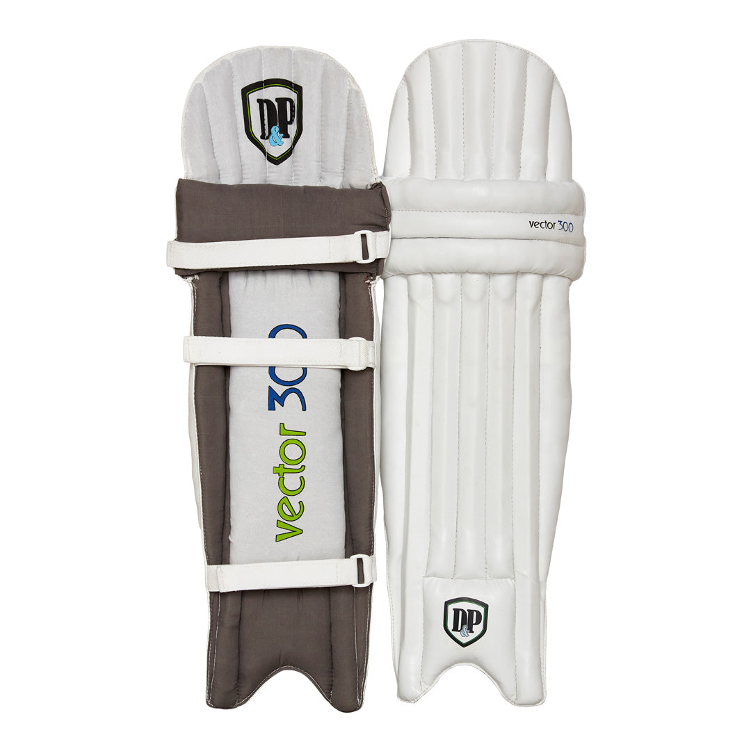 D&P Vector 300 Ambidextrous Cricket Batting Pads: Lightweight, Durable, Social Play