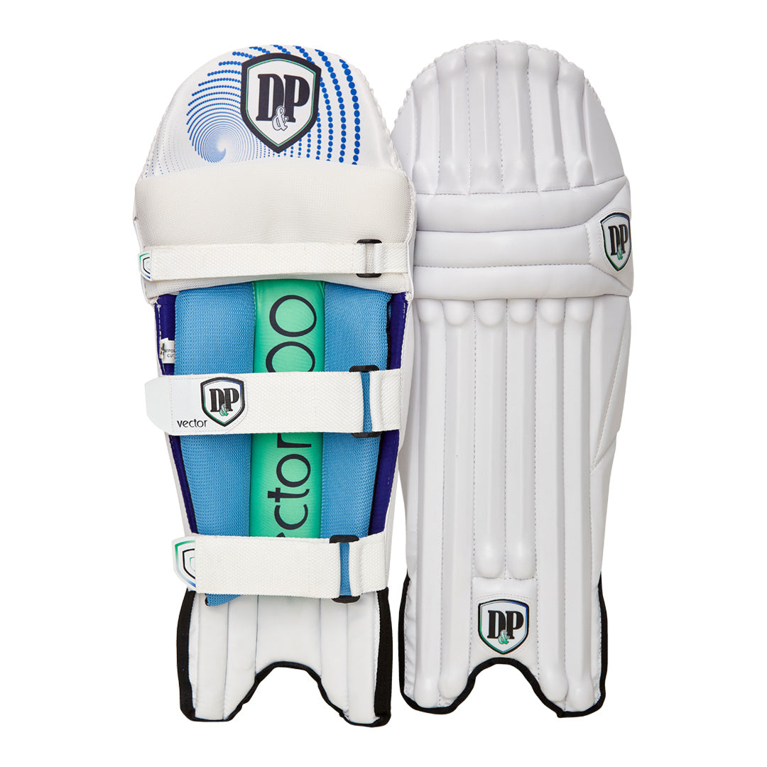 D&P Vector 500 Junior Cricket Batting Pads - Ambidextrous, Durable Protection