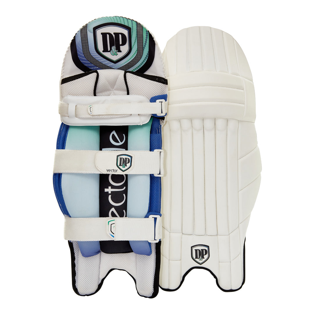 D&P Vector LE Junior Cricket Batting Pads: Lightweight, Ultimate Comfort & Max Protection