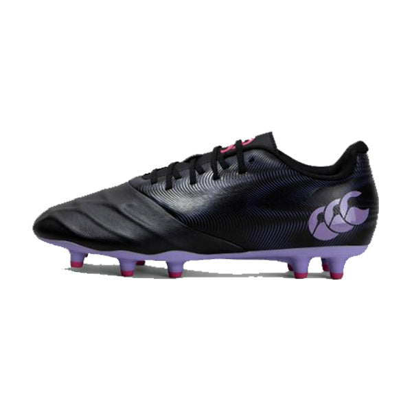 Canterbury Phoenix Genesis Team Black/Violet Rugby Boots - Lightweight Stability & Power