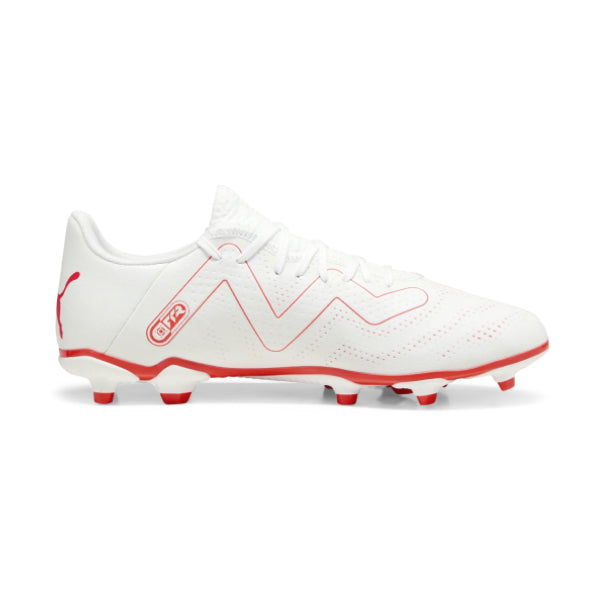 Puma Future Play FG/AG White Soccer Cleats: Agile Performance, Superior Control