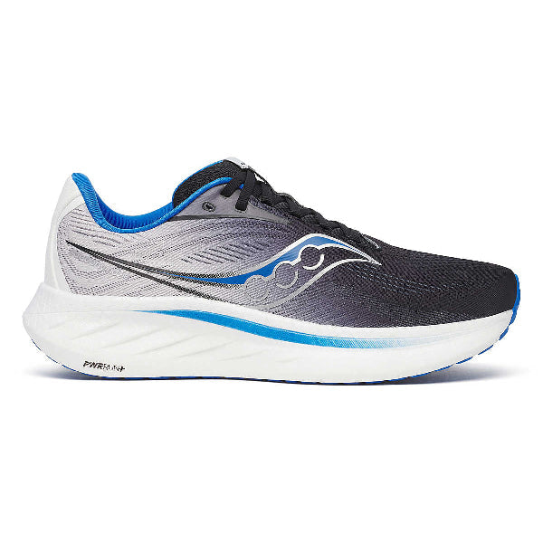 Saucony Ride 18 Black Skydiver Men&#39;s Neutral Cushioned Running Shoes
