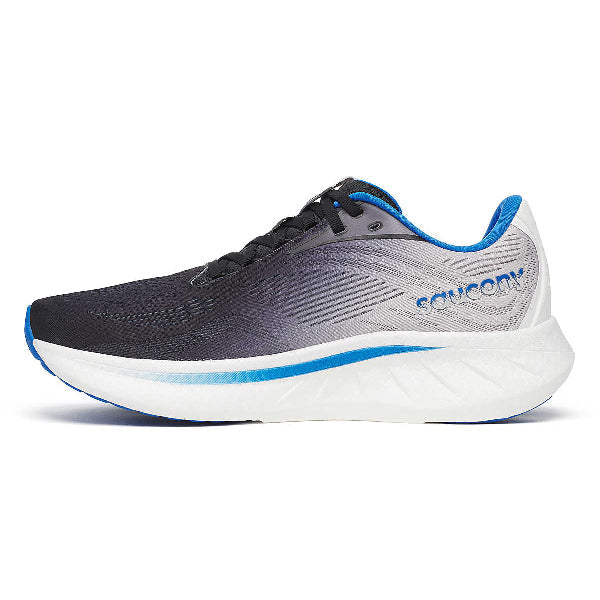 Saucony Ride 18 Black Skydiver Men&#39;s Neutral Cushioned Running Shoes