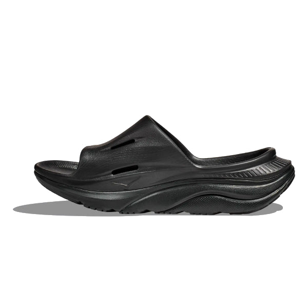 Hoka Ora Recovery Slide 3 Black: Ultimate Post-Run Comfort & Breathable Eco-Friendly