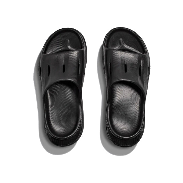 Hoka Ora Recovery Slide 3 Black: Ultimate Post-Run Comfort &amp; Breathable Eco-Friendly
