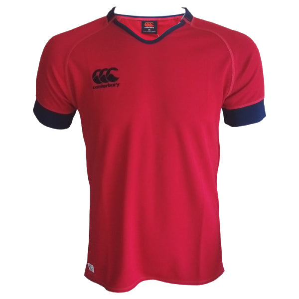 Canterbury IHI Pro Training Jersey Senior Red/Navy - Durable Rugby Performance
