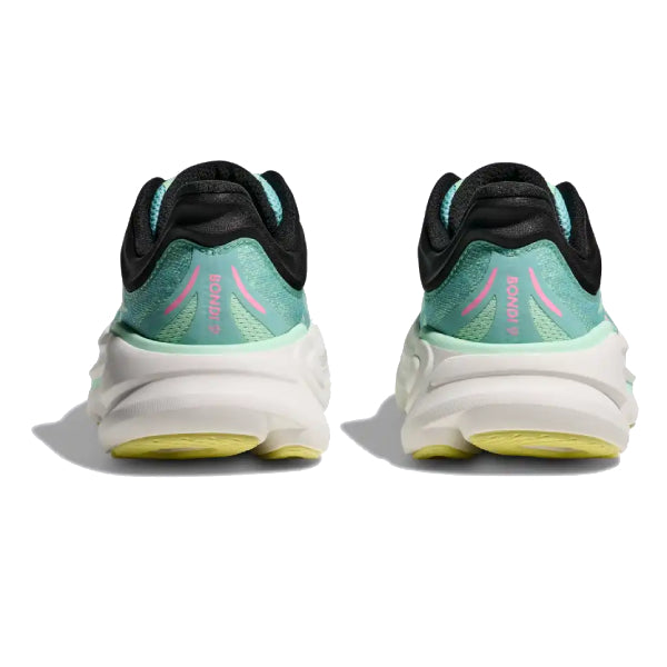 Hoka Bondi 9 Women&#39;s Ultra-Cushioned Road Running Shoes Blue Spark Mint