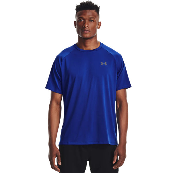 Under Armour Men&#39;s Tech 2.0 Quick-Dry Ultra-Soft Performance Training T-Shirt Blue