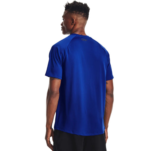 Under Armour Men&#39;s Tech 2.0 Quick-Dry Ultra-Soft Performance Training T-Shirt Blue