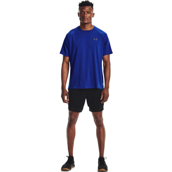 Under Armour Men's Tech 2.0 Quick-Dry Ultra-Soft Performance Training T-Shirt Blue