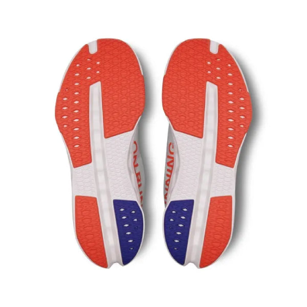 On Cloudsurfer Women&#39;s Running Shoes White Flame - CloudTec Phase Cushioning