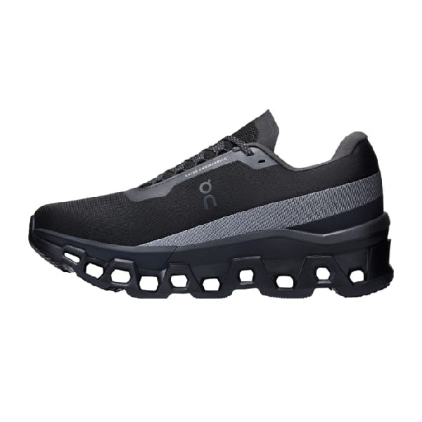 On Cloudmonster 2: Max Cushion Black Road Running Shoes for Men