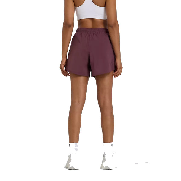 New Balance Sport Essentials 5" Faded Plum Moisture-Wicking Women's Athletic Shorts