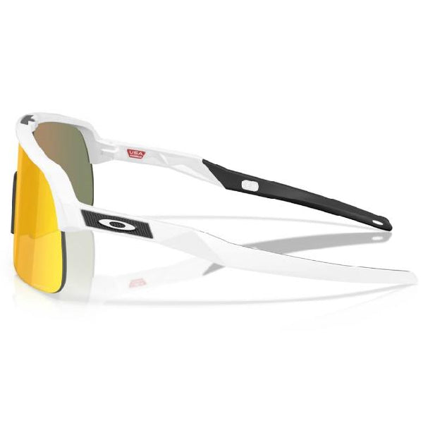 Oakley Sutro Lite S Matte White Prizm Ruby Performance Cycling Sunglasses