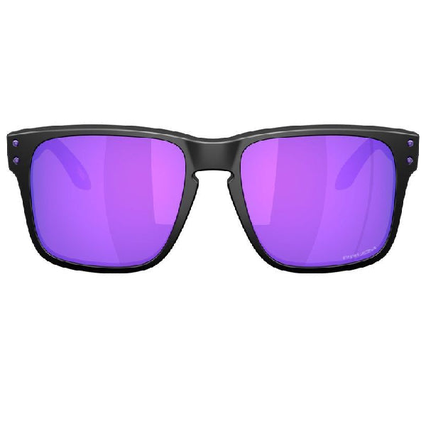 Oakley Holbrook S Matte Black Prizm Violet Sunglasses for Smaller Faces
