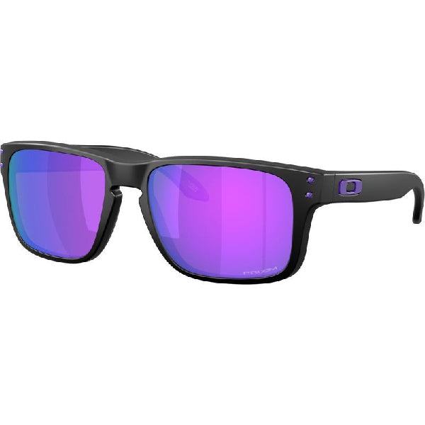 Oakley Holbrook S Matte Black Prizm Violet Sunglasses for Smaller Faces