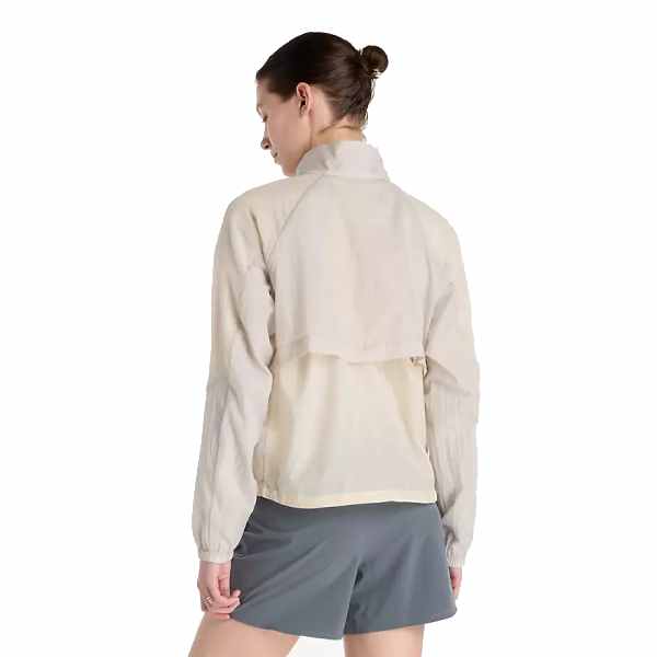 New Balance Women's Better Run Water-Resistant Jacket Linen for Outdoor Activities