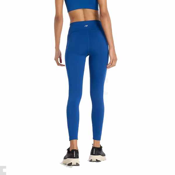 New Balance Women's Sleek High-Rise 25-inch Pocket Leggings Galaxy Blue