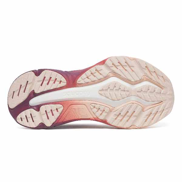 Saucony Hurricane 25 Women&#39;s Performance Running Shoes - White Cameo Comfort