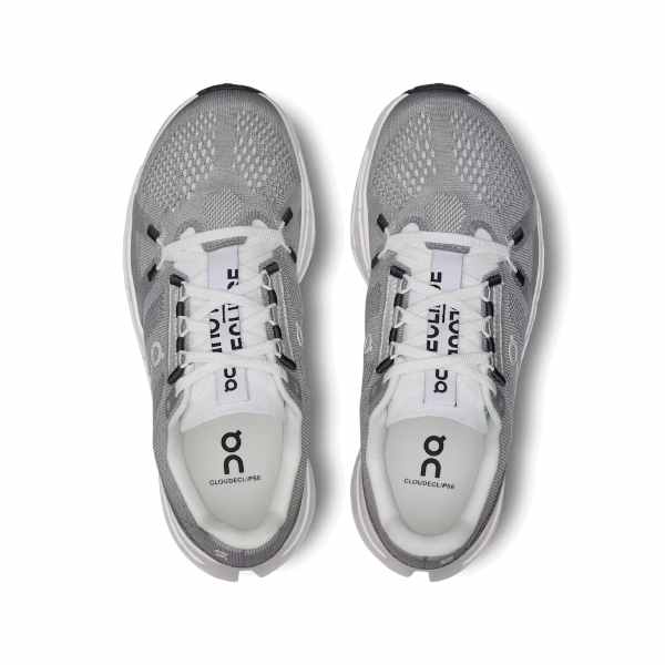 On Cloudeclipse Alloy White Women&#39;s Running Shoes: Ultimate Max Cushion Comfort