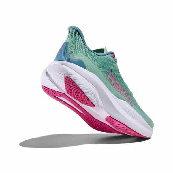 Hoka Mach 6 Jadeite Alpine Blue Lightweight Responsive Road Running Shoe