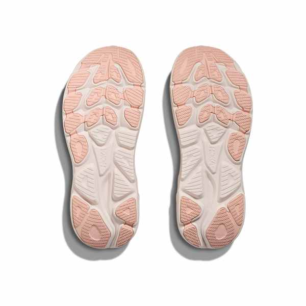 Hoka Clifton 10 Women&#39;s Plush Cushioned Running Shoes Blush Rose Latte