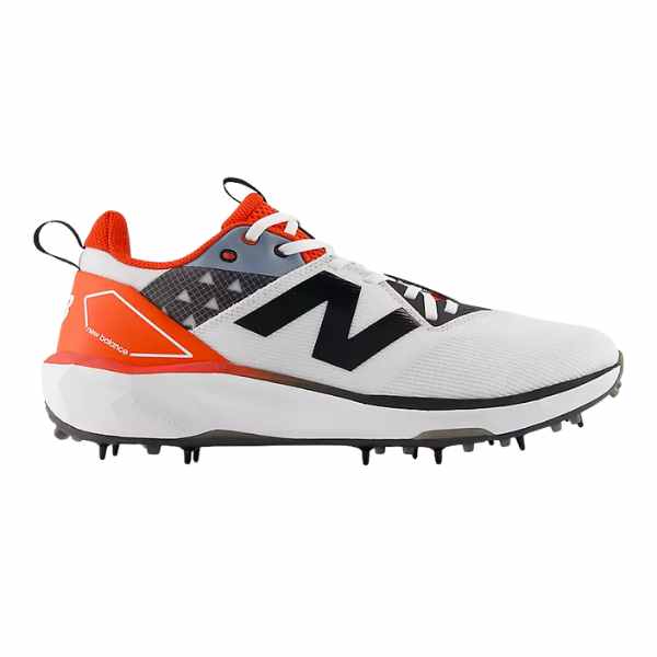 New Balance FuelCell CK10v6 White Cricket Shoes Elite Performance Spikes