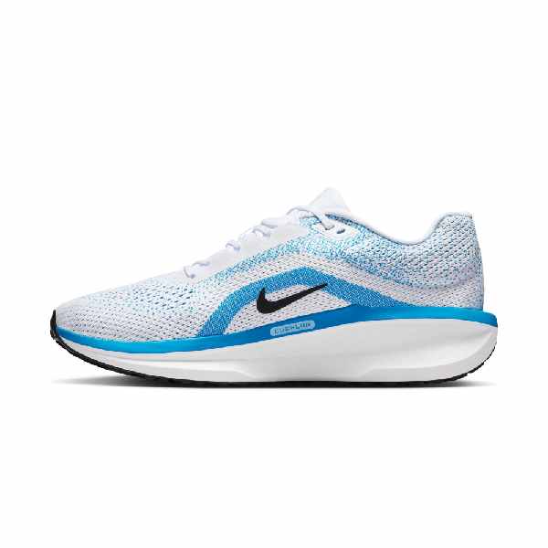 Nike Winflo 11 White Blue Hero Men's Cushioned Responsive Running Shoes