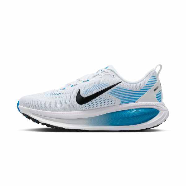 Nike Vomero 18 Men's White/Blue Hero Running Shoes - Soft, Responsive Cushioning